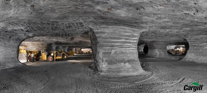 Cargill's underground mine. Used with permission. Cargill's underground mine. Used with permission.