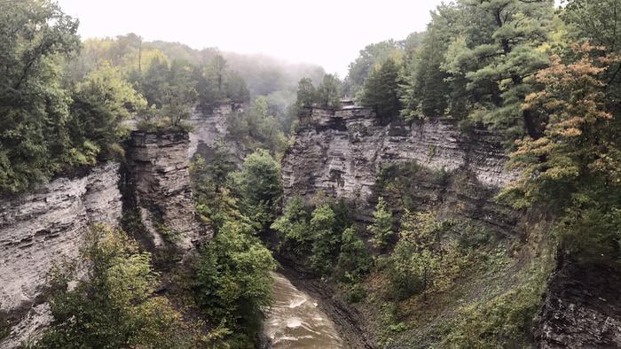 From the upper falls bridge From the upper falls bridge